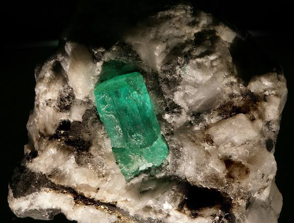 Ruby Crystal in Matrix — Large Example