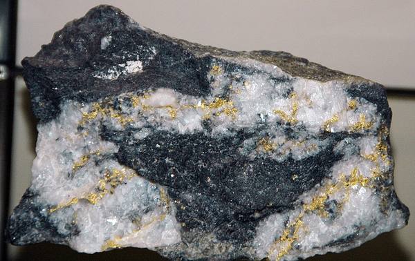 Native Gold in Quartz Vein — Specimen Grade