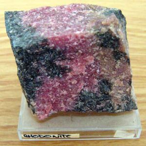 Rhodonite Specimen — Miniature