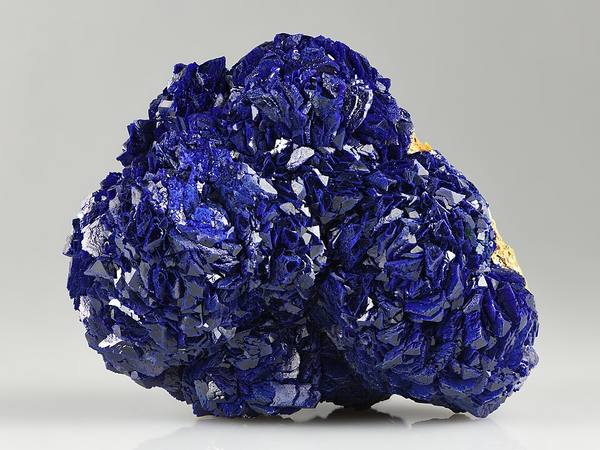 Azurite-Malachite Crystal Cluster — Display Piece
