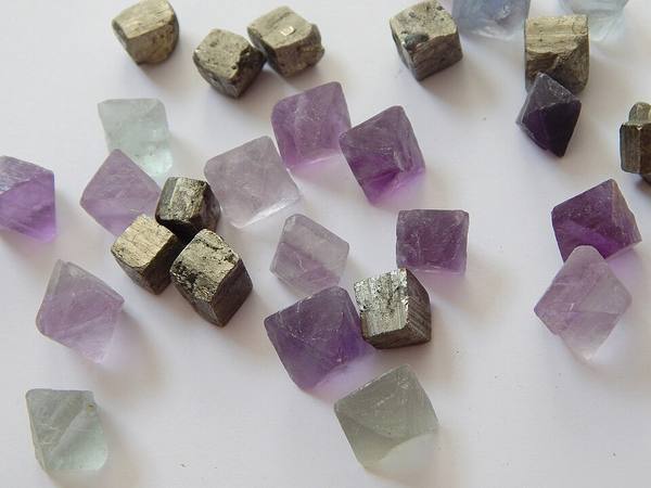 Green Fluorite Cubic Cluster — Miniature