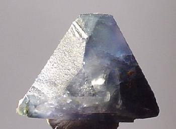 Benitoite Crystal on Natrolite — Miniature