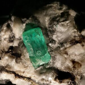 Emerald Crystal in Matrix