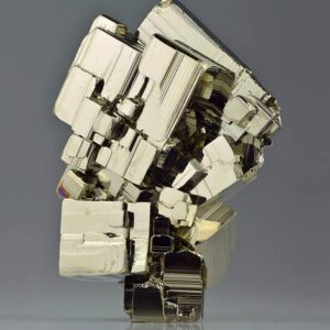 Pyrite Cube Cluster — Cabinet Specimen