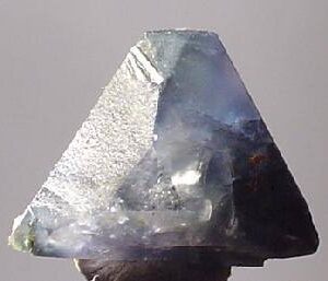 Benitoite Crystal on Natrolite — Specimen Grade